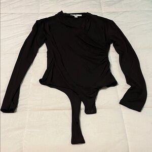 Banana Republic Chocolate Brown Long Sleeve Bodysuit